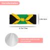 WZYCWB Flag of Jamaica Bow headband, children's elastic bow hair accessories, 0-6 months, hair bows for newborns, infants, toddlers view 3