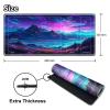 DHYYDSQZ Playmat for MTG, Game Play Mat with Zones for MTG TCG Card Game Playing 24 x 14 inches Trading Card Game Playmats Non-Slip Rubber Base and Stitched Mousepad Desk Mats, Mountain Landscape view 2
