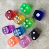 10 Pcs Green 6-Sided Dice Set | 19mm Bulk Board Game Dice, Math Learning and Classroom Standard Dotted Game Dice view 3