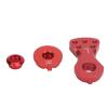 Bognajin RC 25T Servo Saver Adjustable Force Aluminum Alloy L Servo Arm for 1/10 Remote Control Vehicle, Lightweight Design, Easy Installation, Enhanced Steering Accuracy (Red) view 1