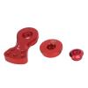 Bognajin RC 25T Servo Saver Adjustable Force Aluminum Alloy L Servo Arm for 1/10 Remote Control Vehicle, Lightweight Design, Easy Installation, Enhanced Steering Accuracy (Red) view 3