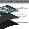 DHYYDSQZ Playmat for MTG, Game Play Mat with Zones for MTG TCG Card Game Playing 24 x 14 inches Trading Card Game Playmats Non-Slip Rubber Base and Stitched Mousepad Desk Mats, Dream Catcher Wolves view 3