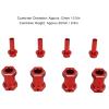 4 Pcs RC Wheel Hex Hub Aluminum Alloy Replacement 12mm Hex Hubs Extension Combiner for 1/10 RC Climbing Car (Red) view 4