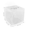 Acrylic Unopenable Piggy Bank, Clear Kids Money Saving Box DIY Transparent Bank for Adults with Personal Creativity Enjoy Fun Money Growth Present for Birthday Graduation view 2