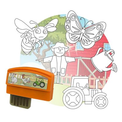 Flycatcher Smart Sketcher 2.0 Cartridge  On The Farm  50+ Step-by-Step Activities - Expansion Pack for Kids Ages 5+