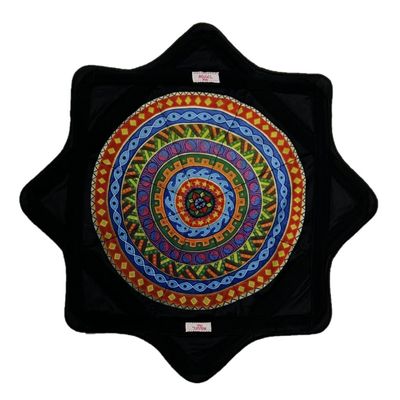 Mougee Mini Star Flow Star - 20" Diameter - Smaller Size for Smaller Hands and Easier Spinning (Record Mandala- Chris Dyer Collection)