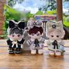 niannyyhouse 10cm 15cm Doll Clothes Headdress Bow tie Skirt Accessories Hat Cape Pants Plush Toys Dress Up (A-White, 15cm) view 3
