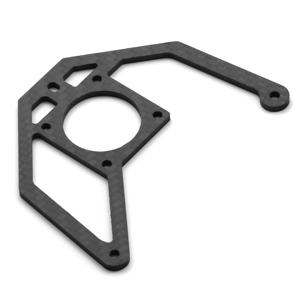JOYSOG Carbon Fiber Motor Fan Mount for Tamiya BB01 BBX BB-01 1/10 RC Cooling Bracket Motor Fan Bracket Upgrades Part