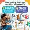 Breathing Cards for Kids  Mindfulness & Calming Corner Kit Must Haves, Yoga & Speech Therapy Materials, Special Education Classroom Office, Social Emotional Learning, Mindful Sensory Play Activities view 2