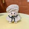 niannyyhouse 10cm 15cm Doll Clothes Headdress Bow tie Skirt Accessories Hat Cape Pants Plush Toys Dress Up (B-White, 10cm) view 4