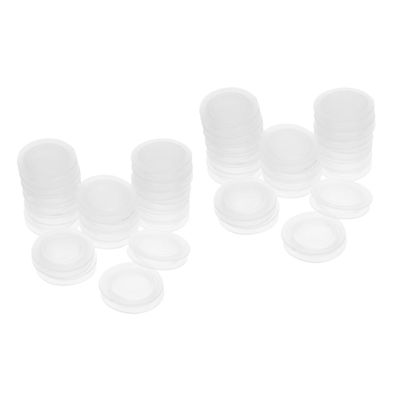 BUGUUYO 2sets Hole Plugs for Piggy Bank Round Stopper Plugs Saving Box Bottom Covers 20pcs*2