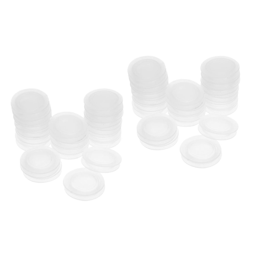 BUGUUYO 2sets Hole Plugs for Piggy Bank Round Stopper Plugs Saving Box Bottom Covers 20pcs*2