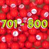 Tapp Collections Raffle Balls Number Set (701-800) view 4