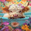 Highland Cow Bubble Bath Wooden Puzzles for Adults 200 Piece Puzzles,Take Time to Get a Sense of Accomplishment - Original Beauty of Unique Room Decorations and Collectibles view 1