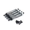 Metal Upgrade Front and Rear Outer Spring Hydraulic Shock Absorber for WLtoys 104009 12401 12402 12403 12404 12409 RC Car Parts(Silver) view 1