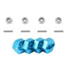 4Pcs Metal 12MM Wheel Hex Adapter for Tamiya TT01 TT-01 TT02 XV01 TB-04 WT-01N 1/10 RC Car Upgrade Parts view 3