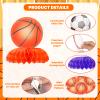 12 Pcs Sports Theme Birthday Party Decorations, Soccer Baseball Basketball Rugby Party Supplies, Football Table Decorations, Sports Centerpieces for Kids Boys Birthday Party view 3