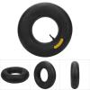 350,4, 10or3.50,5, High Toughness Tire Inner Tube, Made of Rubber, Suitable for Small Tool Trolley, Nice Replacement for Old or Broken Inner Tube, sturdy in Use with view 4