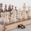 3FLQOOPP Chess Board Set 38CM X 38CM Wooden and Kidse Wood Box Storage view 4