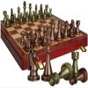 3FLQOOPP Chess Set Retro Chess Set Gift Travel Game Wooden Metal Chess Pieces Chess Sets view 1