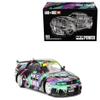 1:64 Scale Diecast Model Car Compatible with Nissan Skyline GT-R (R33) HKS V1 Limited Edition by Kaido House KHMG129 view 1