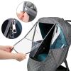Bebamour Stroller Rain Cover,Universal Stroller Accessory,Waterproof,Windproof Protection,Protect from Dust Snow,Baby Travel Weather Shield (Dark Grey) view 3
