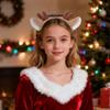 BESPORTBLE Plush Deer Ears Headband - Faux Fur Fawn Ear Hair Hoop for Women Girls - Kawaii Anime Cosplay Accessories for Party Live Streaming & Daily Wear (Assorted Bow Design) view 2