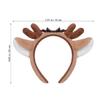 BESPORTBLE Plush Deer Ears Headband - Faux Fur Fawn Ear Hair Hoop for Women Girls - Kawaii Anime Cosplay Accessories for Party Live Streaming & Daily Wear (Assorted Bow Design) view 3