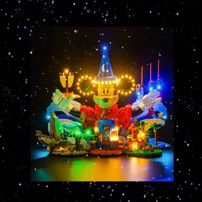 Brick Shine Light Kit for Magic of Disney 21352 (Model Set is not Included) (Classic)