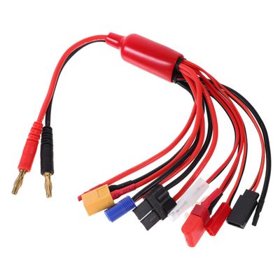 FELTECHELECTR Multifunctional Battery Charger Adapter Cable to Banana Jst Mini DIY Connectors Wire Adapter Connector for Rc Models