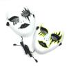 SHANJIA Halloween Mask, Light Up Mask Scary Skull Mask for Halloween Festival Cosplay Masquerade Carnival Party (Purple) view 3