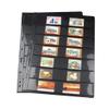 10PCS Stamps Lines Grid Transparent PVC Page of Stamp Album Loose-Leaf Inners of Stamps Holders Not Including Cover (Color : A, Size : One Size) (A One Size) view 3