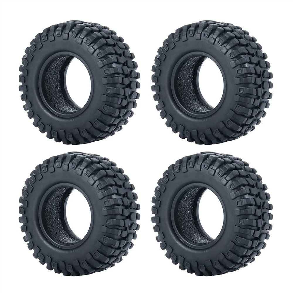 RC Parts for TRX-4M 1/18 for Axial for SCX24 1/24 RC Crawler Car Upgrade Parts 1.0inch Soft Rubber Wheel Tires Accessories 50/54/58/62/64/65mm(50mm 3)