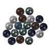 TOBBOMEY 40Pcs Transparent Glass Marbles for Boy Girl Smooth Round Shooter Balls for Indoor Outdoor Play Lightweight Beads to Enhance Hand-Eye Coordination and Fine Motor Skills view 1