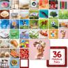 72 PCS Daily Items Matching Game, 36 Designs Everyday Objects Memory Cards Engaging Picture Matching Game, Educational Learning Toys for Preschool 4 5 6 Years Old view 1