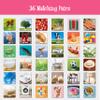 72 PCS Daily Items Matching Game, 36 Designs Everyday Objects Memory Cards Engaging Picture Matching Game, Educational Learning Toys for Preschool 4 5 6 Years Old view 3