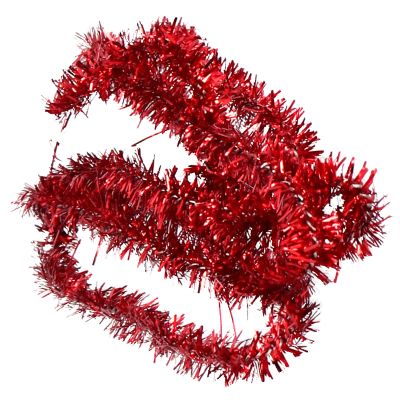 1:12 Dollhouse Christmas Tinsel Ribbon Miniature Metallic Foil Ribbon Decoration 45cm (C)