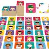 72 PCS Memory Matching Game, 36 Pairs Difference Face Memory Cards Never Forget A Face Matching Game, Educational Learning Toys for Preschool 3 4 5 6 Years Old view 1