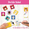 72 PCS Memory Matching Game, 36 Pairs Difference Face Memory Cards Never Forget A Face Matching Game, Educational Learning Toys for Preschool 3 4 5 6 Years Old view 3