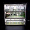 1/64 Car Model Display Case with Parking Lot Scene Toy Model Car Display with LED Lights (1:64 Scale, 16 Parking Spaces) view 1