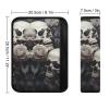 2PCS Car Seat Belt Pads Universal Auto Seatbelt Shoulder Pad Black And White Flowers And Skull Seat Belt Cover Comfortable Driving Shoulder Strap Covers Harness Pad for Car Interior Accessories view 2
