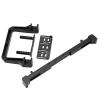 1/10 RC Car Aluminium Alloy Front Bumper, Anti Collision Bar for SCX10 90046 90047 RC Climbing Car, Design with Winch Base, Anodizing Treatment, Easy to Install (Black) view 2