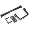 1/10 RC Car Aluminium Alloy Front Bumper, Anti Collision Bar for SCX10 90046 90047 RC Climbing Car, Design with Winch Base, Anodizing Treatment, Easy to Install (Black) view 3