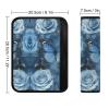 CSGJMYGS 2PCS Car Seat Belt Pads Universal Auto Seatbelt Shoulder Pad Blue Rose Seat Belt Cover Comfortable Driving Shoulder Strap Covers Harness Pad for Car Interior Accessories view 2