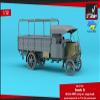 Armory AR-72101 1/72 Dennis 3t Lorry, British WWI Lorry w/Flatbed Cargo Body Plastic Model kit view 4