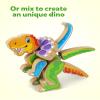 Coogam Build Your Own Dinosaurs Toy, Snap Together Building Dinosaurs Playset, Wooden STEM Take Apart Dinosaur Builder, Montessoi Fine Motor Building Toy Gift for 3 4 5 Years Old Kids view 3