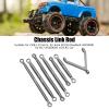Aluminum Alloy Chassis Link Rod for 1/24 RC Car, Upgrade Part to Enhance Performance, Sturdy and Wear Resistant, Suitable for Axial SCX24 Deadbolt and B17 (Ti Color) view 2