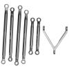 Aluminum Alloy Chassis Link Rod for 1/24 RC Car, Upgrade Part to Enhance Performance, Sturdy and Wear Resistant, Suitable for Axial SCX24 Deadbolt and B17 (Ti Color) view 3