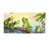 Banner Personalized Party Banner Happy Birthday Banner Party Decor Many Frogs Sing on The Branches Banner Photo Background Banner Wall Banner Yard Banner Sign Backdrop for Indoor Outdoor Decorations Small view 1