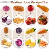 HERSITY Wooden Play Food for Toddlers, Cutting Vegetables Toys Kids Pretend Play Kitchen Accessories Wood, Educational Gifts for 18+ Month Girls Boys view 4